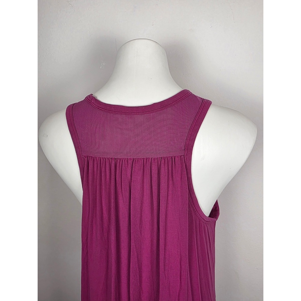 Shebird Womens Purple Sleeveless Tank Dress Casual Built In Bra Women's 8 - Picture 4 of 6